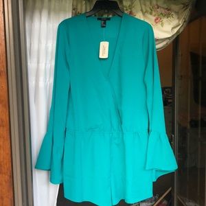 NEW Teal Longsleeve Romper